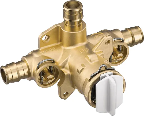 Miniatura 2 de Moen FP62327PF M-Pact Posi-Temp Válvula de equilibrio de presión con conexión PEX de expansión en frío de 1/2
