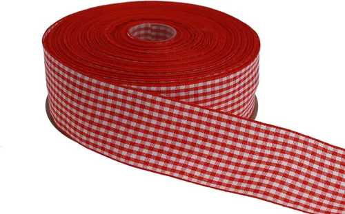 Miniatura 78 de Cinta a cuadros de 50 yardas cada rollo 100% poliéster con borde tejido (1/1-2 pulgadas x 50 yardas, negro)