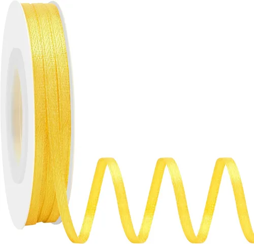 Miniatura 285 de 10 Classic Colors Double Face Satin Ribbon Set 1/8 Inch Polyester Ribbons for Gift Wrapping Fabric Ribbon for Crafts Flower Bouquet Arts Wedding