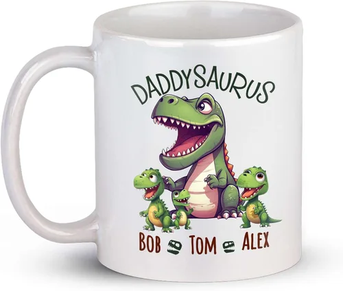 Miniatura 16 de Troodon My Spirit - Taza de café personalizada con nombre personalizado, taza de café de dinosaurio para amantes de los dinosaurios, tazas