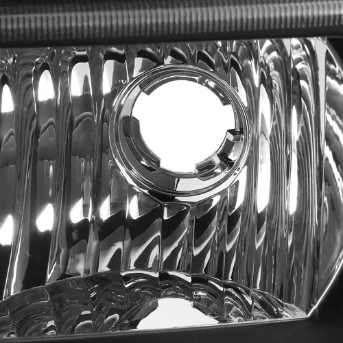 Miniatura 6 de AKKON - Para 2003-2006 Chevy Silverado Avalanche, faros delanteros negros con bisel, lámparas de defensa para conductor+pasajero, par de luces