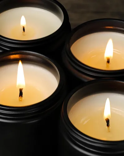 Miniatura 6 de AOOVOO Velas perfumadas para hombres – Paquete de 4 velas para el hogar, cera de soja de 36 onzas, tiempo de combustión de 200 horas, juego de velas