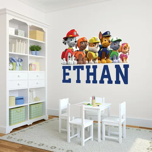 Miniatura 12 de Oliver's Labels Calcomanía de Pared Personalizada Premium de Tamaño Real para Decoración de Habitación de Niños - Despegar y Pegar, Extraíble