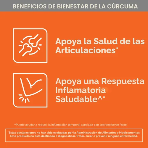 Miniatura 3 de Curcumina de cúrcuma con pimienta negra y jengibre, Qunol 2400 mg tumérica y jengibre, cápsulas de cúrcuma, suplemento de apoyo articular, 95%