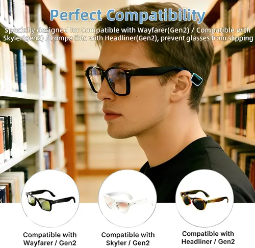 Miniatura 2 de Compatible con Rayban Meta Gen 2 Ear Grip, apto para Ray-Ban MetaGen2 Eyeglass Ear Grip, compatible con Ray-Ban Meta Wayfarer/Skyler/Headliner Gen
