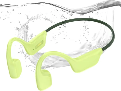 Auriculares de natación, IPX8 impermeables de conducción ósea auriculares inalámbricos subacuáticos con memoria de 32 GB para natación, ciclismo,