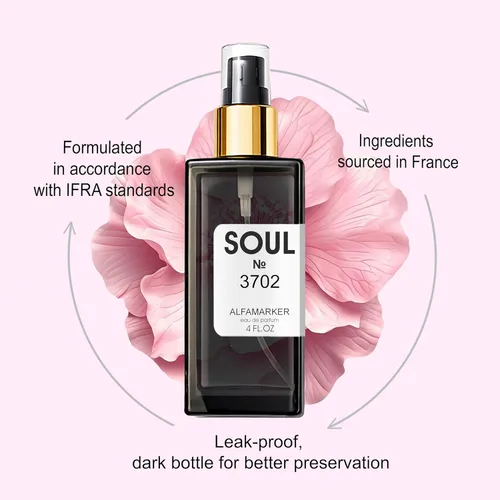 Miniatura 3 de SOUL №2201 Omina Crystal - Perfume para mujer Eau de Parfum Spray de larga duración 4.0 fl oz / 4.1 fl oz Fragancia floral para mujer acuática