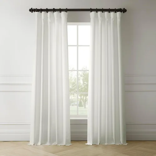 Miniatura 8 de HPD Half Price Drapes Cortinas italianas de lino sintético de 84 pulgadas de largo, cortinas de oscurecimiento para dormitorio y sala de estar, 50 x