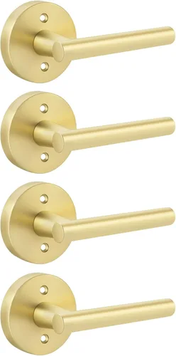 Miniatura 39 de Goldenwarm - Paquete de 1 picaporte negro inactivo de una sola cara, con tirador de puerta de extracción mate, resistente, para armario o despensa