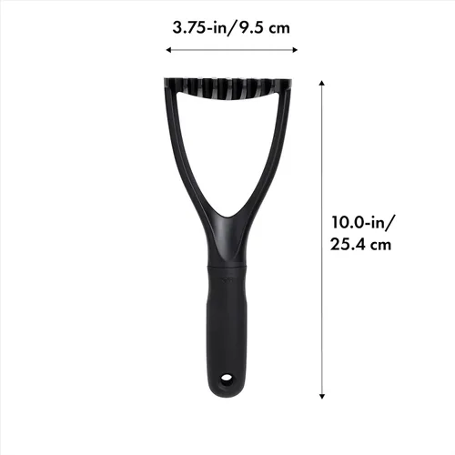 Miniatura 6 de OXO Good Grips - Triturador de patatas de nailon para utensilios de cocina antiadherentes, color negro, 1 EA (paquete de 2)