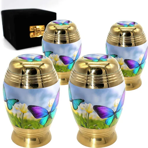 Miniatura 14 de Aurora Borealis Urna de cremación para cenizas para adultos, hombres y mujeres, Urnas de cremación personalizadas para cenizas humanas, urnas