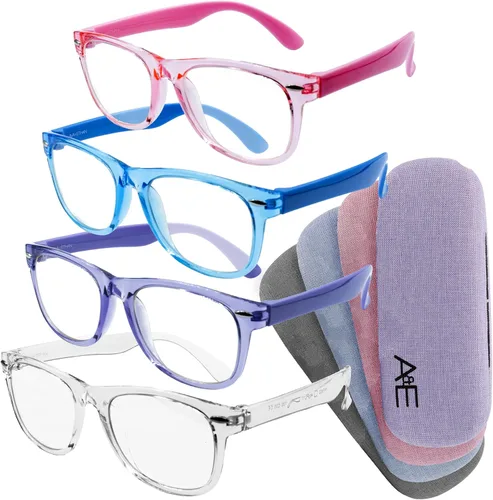 Miniatura 11 de GALVANOX Ava & Ethan - Gafas de luz azul para niños, bloqueo de luz azul para computadora/juegos (de 3 a 7 años)
