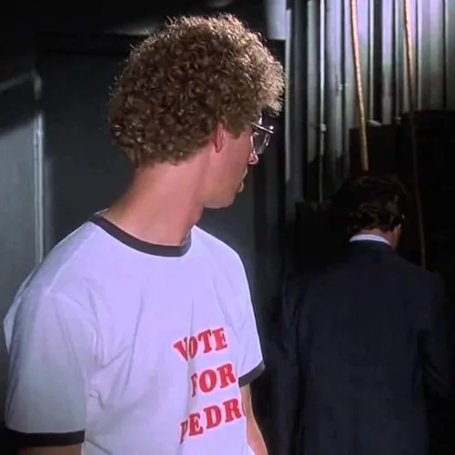 Miniatura 3 de DIRTYRAGZ Camiseta Vote for Pedro para hombre, camiseta gráfica de Napoleon Dynamite