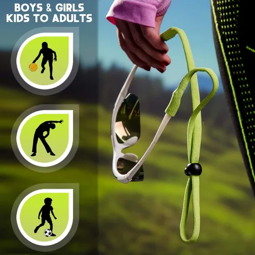 Miniatura 8 de Correas para gafas Anchor ajustables - Correas para gafas de sol - Correas deportivas para gafas para niños, hombres y mujeres - Soportes atléticos