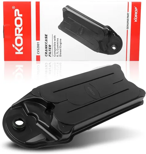 Miniatura 7 de 6.7 Cummins Filtro de ventilación del cárter Reemplaza# CV52001 68002433AB 4936636 904-418 Compatible con 2008-2021 Dodge Ram 2500 3500 4500 5500