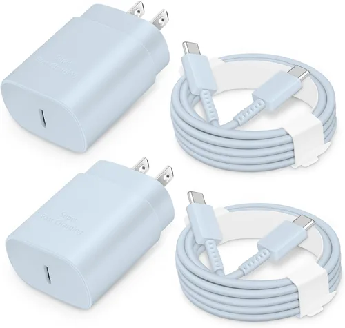 Miniatura 9 de Bloque de Carga Rápida USB-C de 25W con Cable C a C [Compatible con PD PPS] para Galaxy S24/S23/S22, Pixel 8/7, Z Flip 5, iPhone 17/16/15 - Cargador