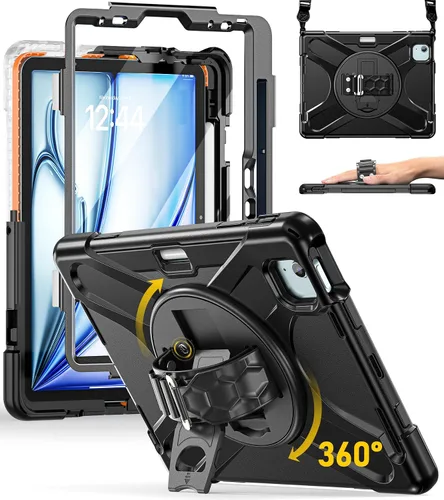 Miniatura 11 de BRAECN Funda para iPad Air de 11 pulgadas 2026 (M4) 2025 (M3) 2024 (M2), iPad Pro de 11 pulgadas (4ª/3ª/2ª/1ª) y Air 10.9 pulgadas (5ª/4ª) con Rosa