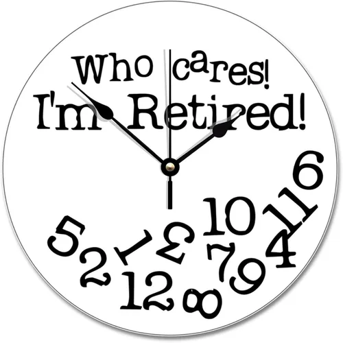 Miniatura 74 de Reloj de pared de madera rústica personalizado de 10 pulgadas, silencioso sin tictac, funciona con pilas, para sala de estar, dormitorio, cocina, En
