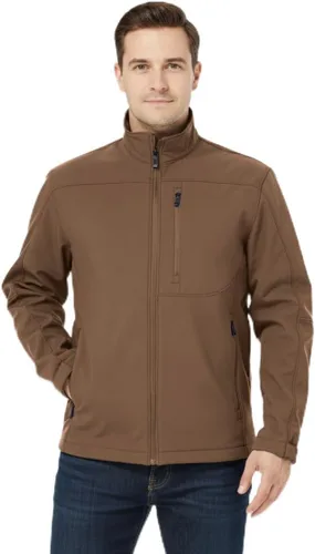 Miniatura 9 de Chaqueta impermeable de peso medio, tela Softshell resistente al agua y al viento, tallas S a 3XL, para hombre