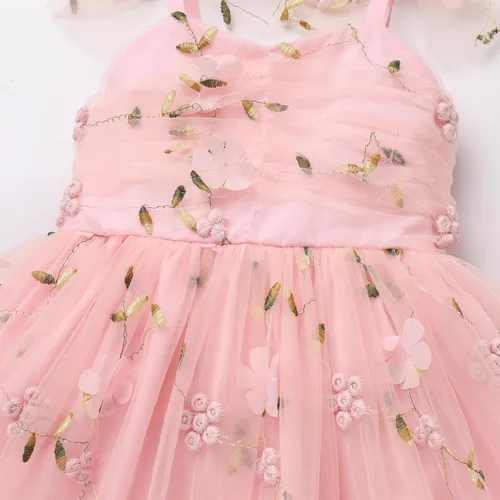 Miniatura 135 de IMEKIS Vestido de princesa de cumpleaños para niña pequeña, confeti brillante, bohemio, arco iris, pastel, sesión de fotos, traje para 1-6T