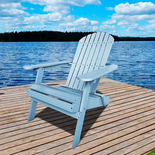 Silla Adirondack para exteriores, silla plegable Adirondack de madera, asiento para fogata, muebles de decoración, sillas de madera, silla de patio,