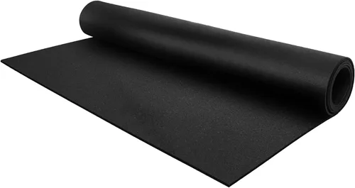 Miniatura 13 de Rollo de piso de goma resistente de 1/4" de espesor de Floor Inc Tapetes de piso de goma reciclada flexibles para gimnasio en casa Tapete