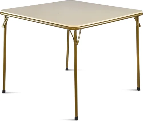 Mesa plegable plegable de calidad resistente, ligera, para tarjetas, estilo Fritz, silla plegable para fiestas, asientos acolchados