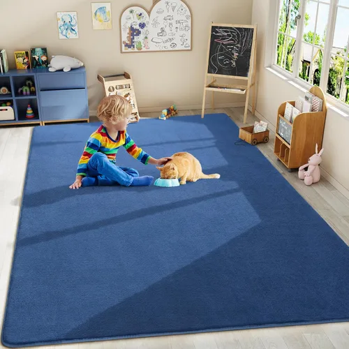 Miniatura 9 de Amearea Alfombras modernas para dormitorio, sala de estar, alfombra de espuma viscoelástica gruesa de 4 x 6 pies, alfombra de espuma viscoelástica