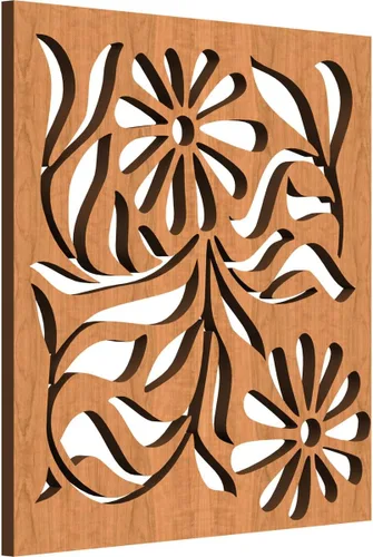 Miniatura 37 de Barryton - Paneles decorativos de madera con calado, extra pequeños, 7 3/8 pulgadas de ancho x 7 3/8 pulgadas de alto x 1/4 pulgadas de alto, roble