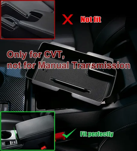 Miniatura 2 de CKE Para Civic de 11ª generación con CVT compatible con Honda Civic 2026 2025 2024 2023 2022 Accesorios Caja de consola central de automóvil, caja