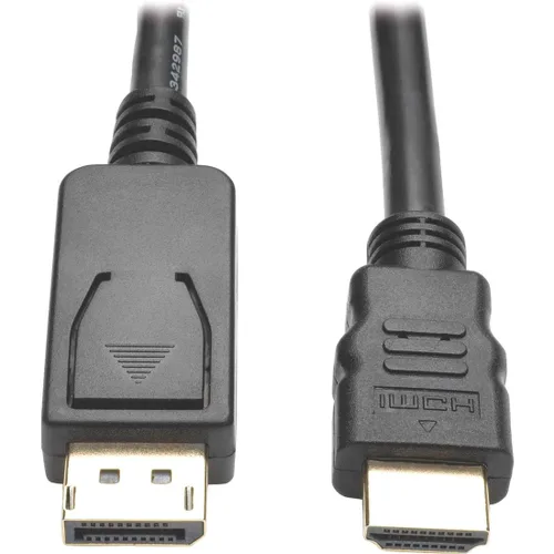 Miniatura 13 de Tripp Lite Adaptador de cable DisplayPort a HDMI, DP a HDMI (M/M), DP a HDMI, 1080p, 15 pies (P582-015)