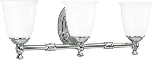 Miniatura 14 de Progress Lighting P3027-15 Victorian Bath & Vanity, 5-5/8 pulgadas de ancho x 8-1/2 pulgadas de alto, cromo Cromo pulido