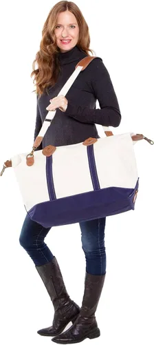 Miniatura 9 de CB STATION Bolsa de fin de semana para mujer bolsa de viaje moderna y funcional con correa de hombro desmontable, perfecta para viajes nocturnos