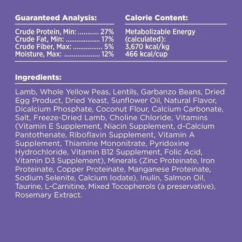 Miniatura 5 de BIXBI Rawbble - Alimento seco para perros, cordero, 24 libras, fabricado en Estados Unidos con carne fresca, sin harina de carne y sin maíz, soja