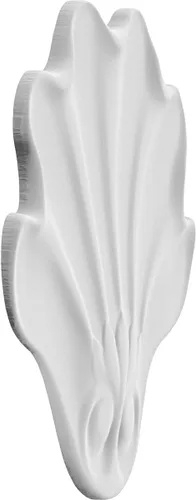 Miniatura 2 de Ekena Millwork ROSC045X090CBLUF - Roseta de Campbell (3.9 x 9.1 x 0.7 in), color blanco