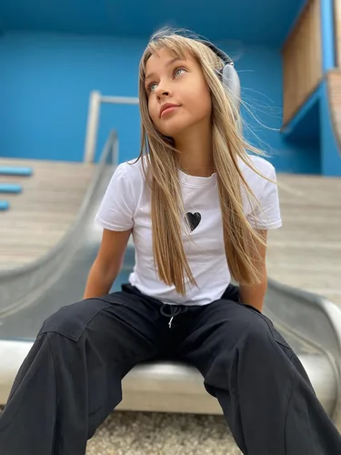 Miniatura 6 de Pantalones cargo para niñas, cintura elástica, pantalones casuales para niñas, ropa de calle, paracaídas sueltos con bolsillos, de 7 a 14 años