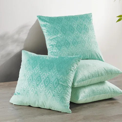 Miniatura 15 de Home Soft Things Ikat - Fundas de almohada de terciopelo de 2 piezas, 14 x 26 pulgadas, aguacate, funda de almohada decorativa lumbar sólida