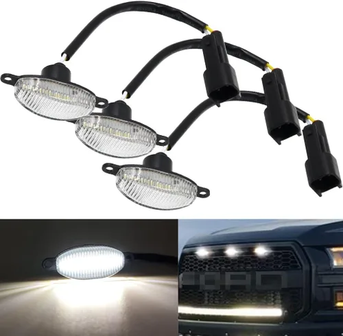 Kits de luces LED F150 para parrilla delantera 2010-2014 Ford F150 SVT Raptor Pick Up 2017-2019 Ford Raptor parrilla delantera Kits de luces de
