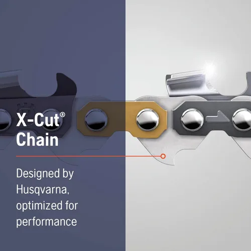 Miniatura 4 de Husqvarna X-Cut S93G - Cadena de motosierra de 18 pulgadas, paso de 0.3/8 pulgadas, calibre de .050 pulgadas, 62 eslabones de transmisión, reemplazo