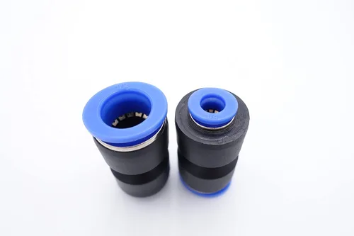 Miniatura 2 de Empuje para conectar, tubo de 1/2 pulgada de diámetro exterior x tubo de 1/4 pulgadas, conector de dos vías de unión recta de aire neumático