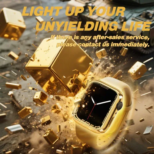 Miniatura 2 de top4cus - Funda ecológica protectora, de TPU suave y flexible, compatible con iWatch Series 5, Series 4, Series 3, Series 2 y Series 1 Dorado