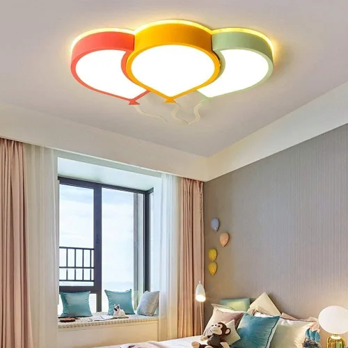 Miniatura 4 de Lámpara de araña LED moderna, lámpara de techo, lámpara de techo LED de globo de color creativo y moderno, lámpara de decoración de hotel, moderna