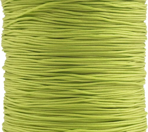 Miniatura 43 de KONMAY 1 rollo de cuerda de nailon para hacer pulseras de 150 yardas, trenzado de nailon Shamballa Macramé/cordón de cuentas de 0.4mm, cordón
