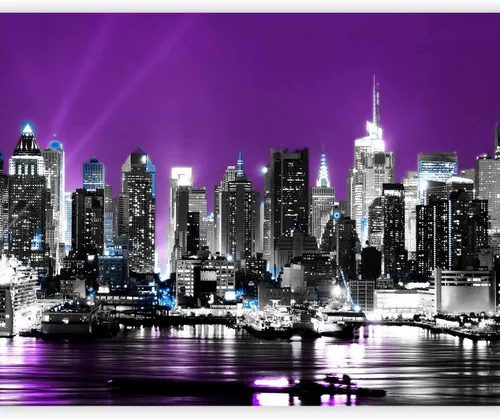 Miniatura 17 de artgeist Mural de pared Nueva York de 79 x 61 pulgadas, mural de pared no tejido, impresión de alta calidad, diseño de imagen de vellón, decoración