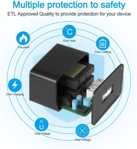 Miniatura 4 de Adaptador de corriente de cable USB C para tabletas Kindle Fire