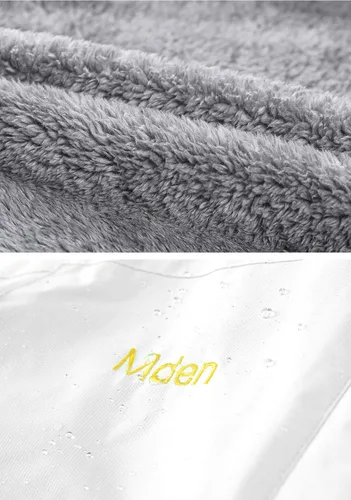 Miniatura 4 de Mden Chaqueta de esquí impermeable para mujer, resistente al viento, con aislamiento de forro polar