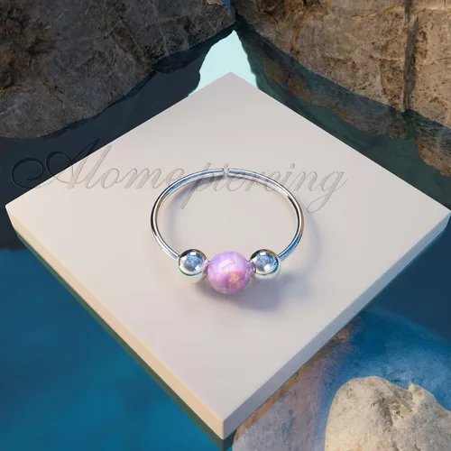 Miniatura 27 de Variedad de aretes de aro para cartílago