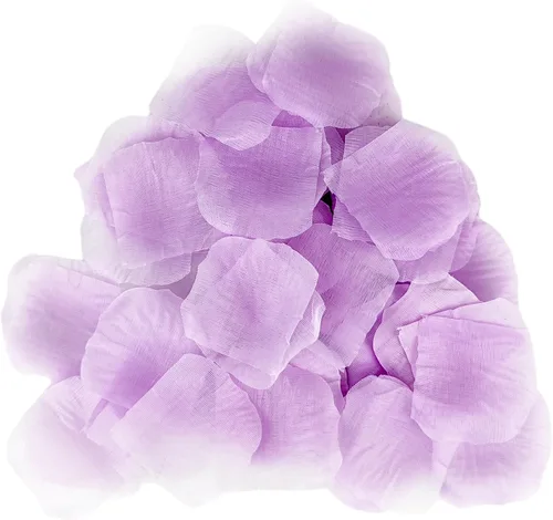 Miniatura 10 de JHFGJGH 500 Piezas Pétalos de Rosa Negros Exquisitos, Pétalos de Rosa de Seda de Imitación, Pétalos de Flores Artificiales para Noches Románticas