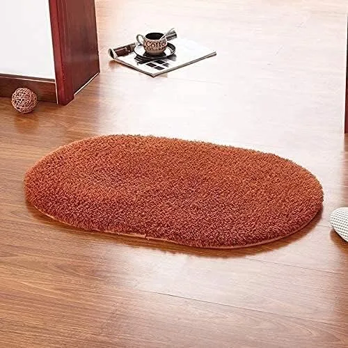 Miniatura 14 de JYDQM Tapete de baño grueso con memoria para inodoro, bañera, sala de estar, puerta, baño, absorbente, tapete antideslizante para el suelo del pie