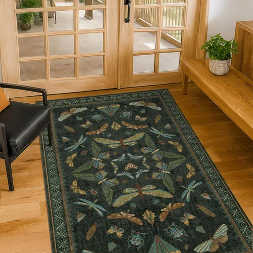 Miniatura 67 de Hazo Haus Alfombra de Baño Bohemia Lavable 2x3, Alfombras Pequeñas para Cocina, Tocador, Puerta Principal Entrada Interior, Antideslizante Pelo Bajo
